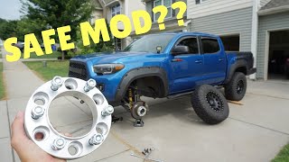 Is Running Wheels Spacers on Your Vehicle DANGEROUS!? | Toyota Tacoma Install