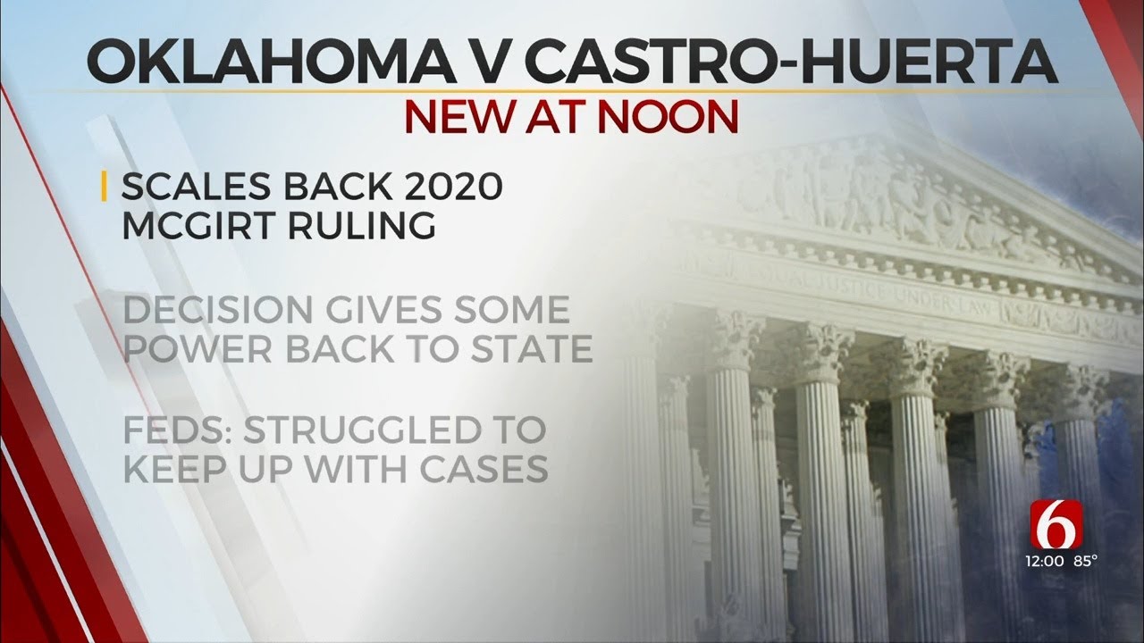 Justices Limit 2020 Ruling On Tribal Lands In Oklahoma - YouTube