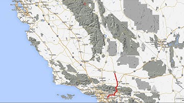 Mammoth Map Animated Route PowerDirector