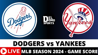 LOS ANGELES DODGERS VS NEW YORK YANKEES LIVE ⚾️ MLB Game Score Radio JUN 7, 2024