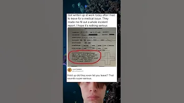 Written Up Over A Medical Emergency The Ligma Incident 