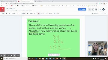 Adding & Subtracting Decimal Numbers
