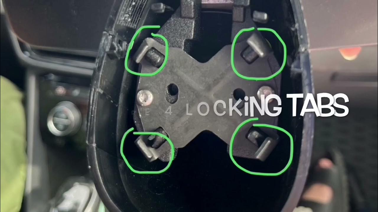 Volkswagen TAOS Rear View Mirror popped off Reinstall YouTube