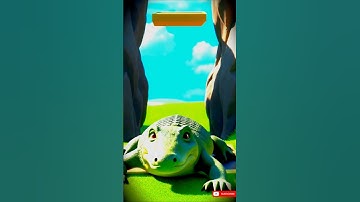 crocodile 🐊 is fall down in the valley #ai #islam #islamic #islamicstatus #shorts #fareedyaqoob