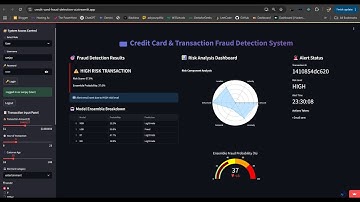 🔐 AI-Powered Credit Card Fraud Detection System | Real-Time Streamlit Dashboard Demo (2025)