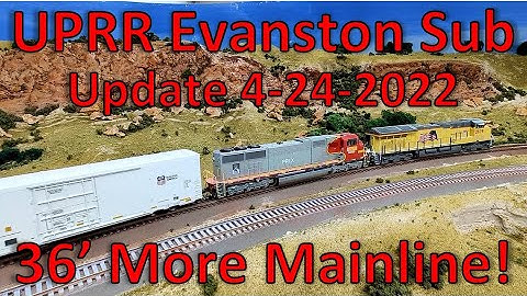 S2022E16 MORE MAINLINE past the Wahsatch Summit!!  Model Train Layout Ops & Realism Union Pacific