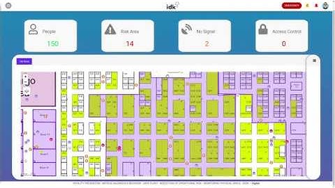 Real Time Location System by IDK Digital