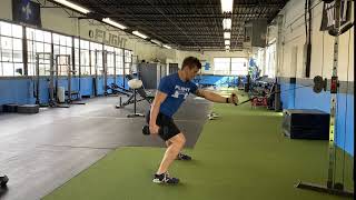 Cable Assisted Ipsilateral Lateral Lunge