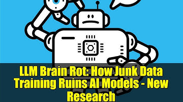LLM Brain Rot: How Junk Data Training Ruins AI Models - New Research