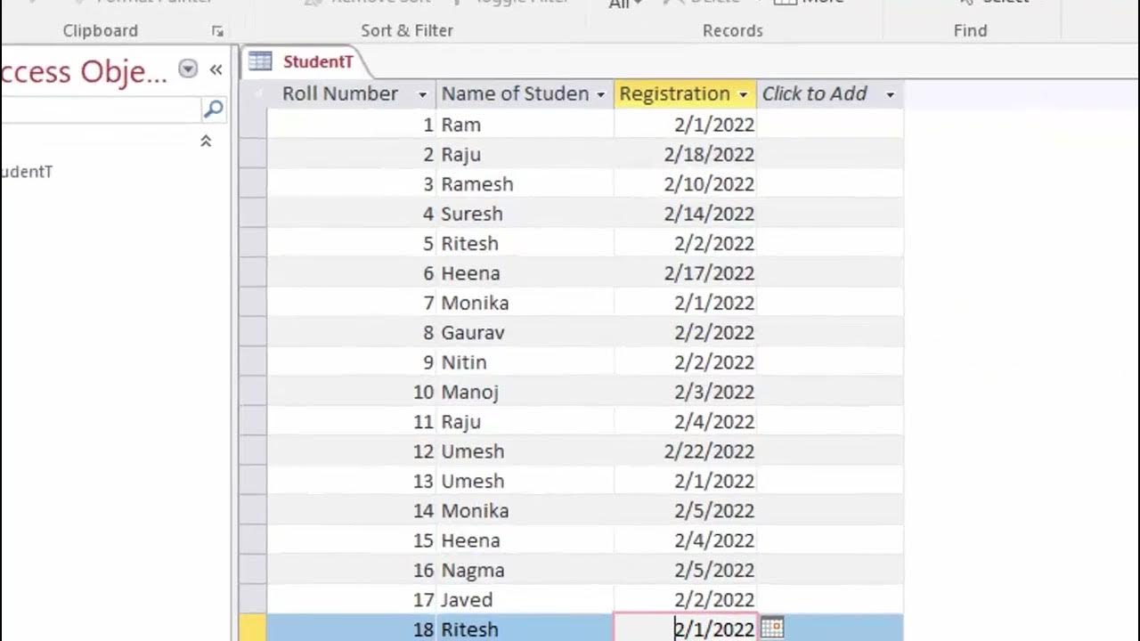 SubQuery and Query in Microsoft Access@COMPUTEREXCELSOLUTION - YouTube