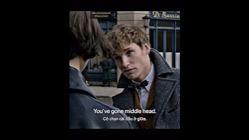 Newt Scamander being a wise old man for 44 seconds straight 🤣 #fantasticbeasts #newtscamander