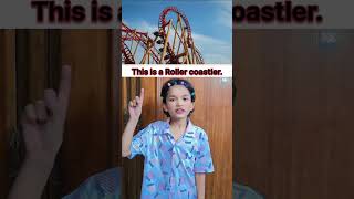 Common Nouns, Amusement park ll Carousel, bouncy castle, Roller coaster #english #nouns #learn