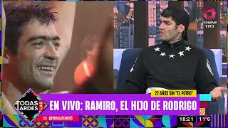 Ramiro Bueno, el hijo de Rodrigo: &quot;Soy una gran fanático de mi papá&quot;