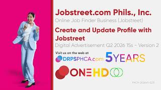 Create and Update Profile with Jobstreet Digital Ad Q2 2026 15s (Philippines, Version 2) [HD/ST]