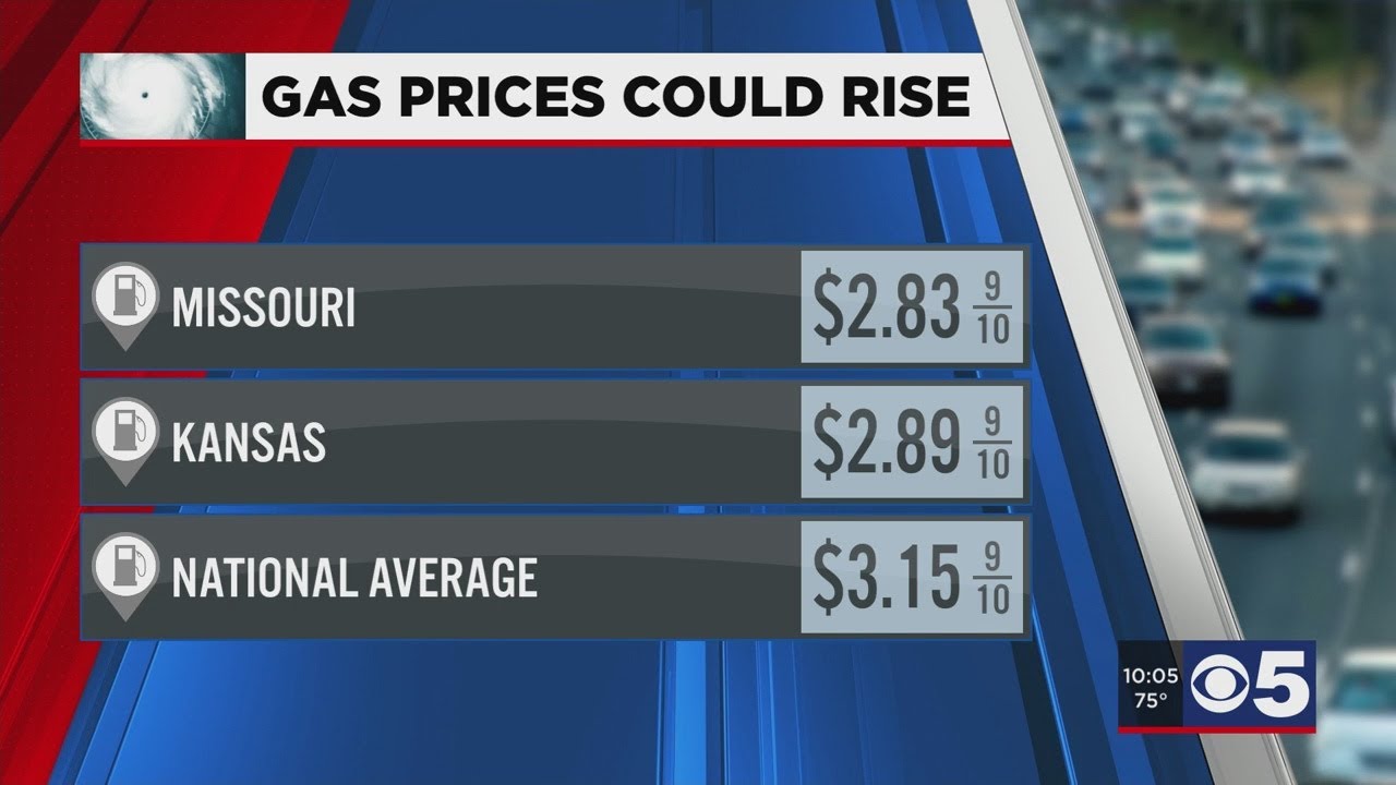 Gas prices could rise due to Ida's impact on refineries - YouTube