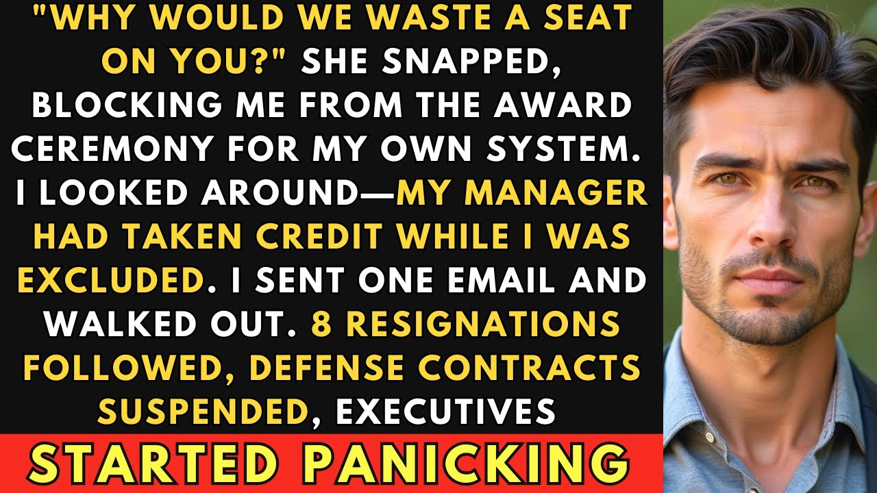 They Banned Me From Company's Award Ceremony For My Own Work. But One Email Ended Their Careers