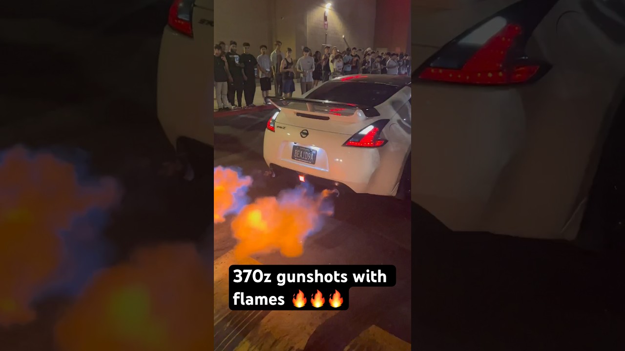 Very clean 370 shooting flames 