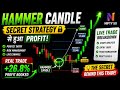 Hammer Candle Strategy Profit! 🔥 1:2 Risk Reward Ratio| Live Trade Breakdown | NIFTY 50 Price Action