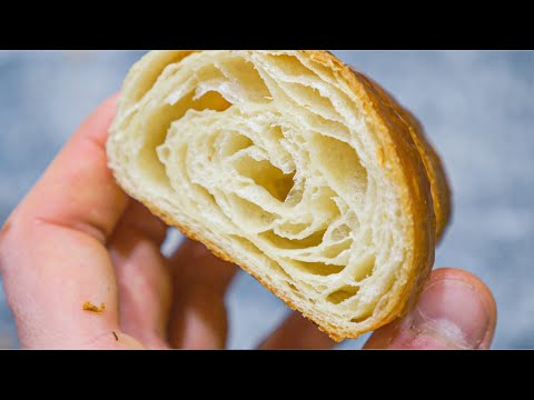 Video: Wie Man Ein Croissant Macht