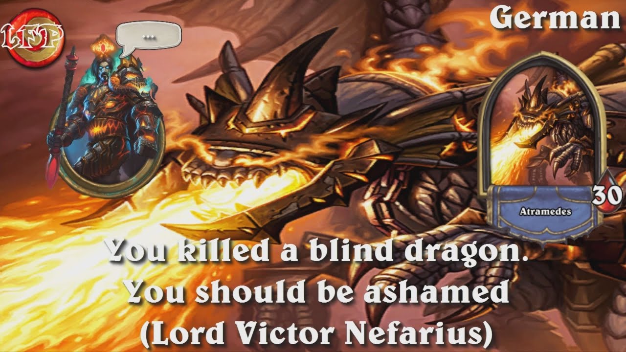 Atramedes (Boss) card sounds in 12 languages -Hearthstone✔