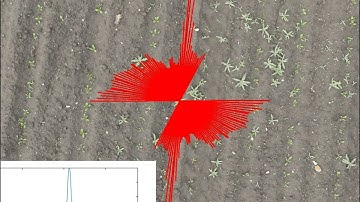 Automatic crop row location in UAV images