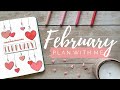 February 2019 Bullet Journal Setup | Plan With Me | BUJOANDCOOKIES