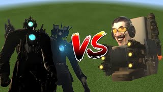 BATALHA NO MINECRAFT: TITAN CAMERAMAN VS G MAN!!! #skibidi #batalha #minecraft