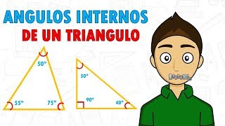 ÁNGULOS INTERNOS DE UN TRIANGULO Super Facil - Para principiantes