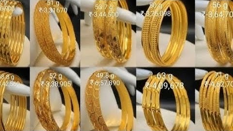 Stylish gold bangles | necklace fashion ❤️❤️