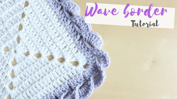 Learn how to create a stunning wave border with crochet