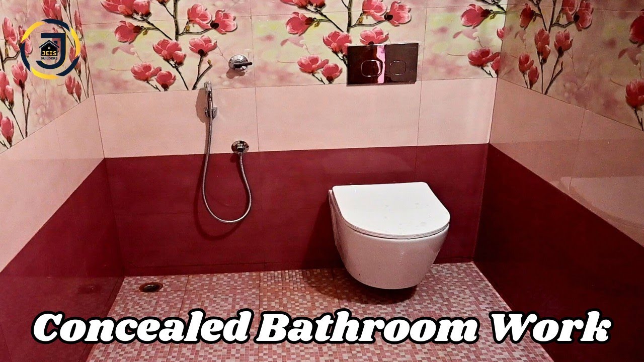 Bathroom water seepage work/Wet area, Dry Area seperation/ water ...