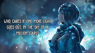 One More Light - Nightcore [Cover] & {Lyrics}