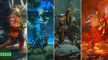 Mortal Kombat 11 - All Characters Walking Animations