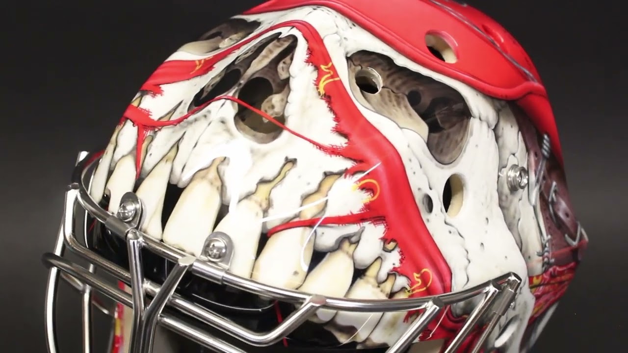 Markstrom's new Flames goalie gear is triggering Canucks fans