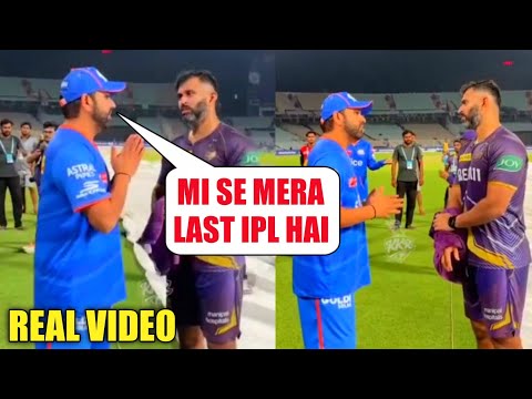 Watch : Rohit And Abhishek Nayar Chat | Rohit Saying ' Mera to MI se Last IPL h ' To Abhishek Nayar