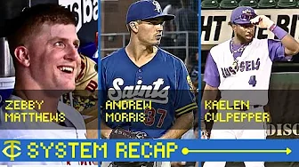 Zebby Matthews Wins MLB Debut; Kaelen Culpepper Shines in Fort Myers | Twins System Recap thumbnail