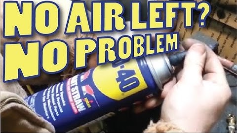 Refill flat AEROSOL Spray Cans like the WD-40 and others