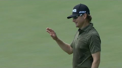 Heath Slocum sinks birdie putt from 32 feet at Web.com Tour Championship