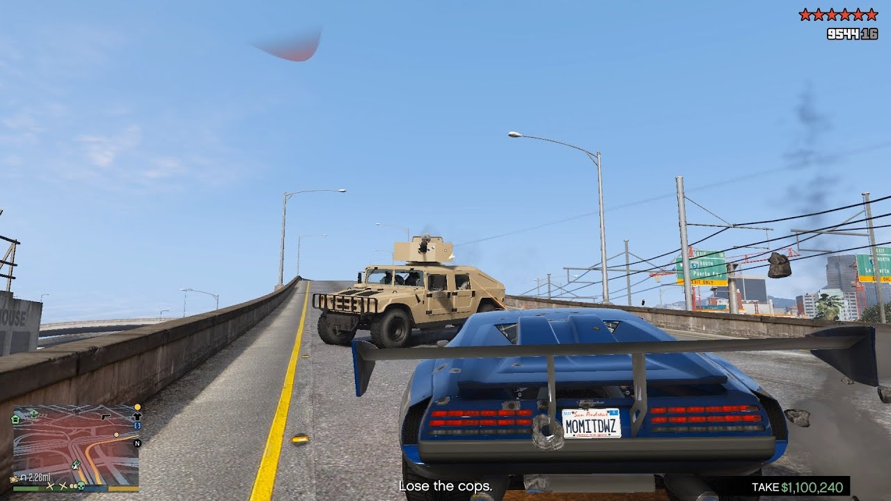 GTA V Millionaire's Hotel Heist + 10 Star Wanted Level Escape(RDE 4.0.1)