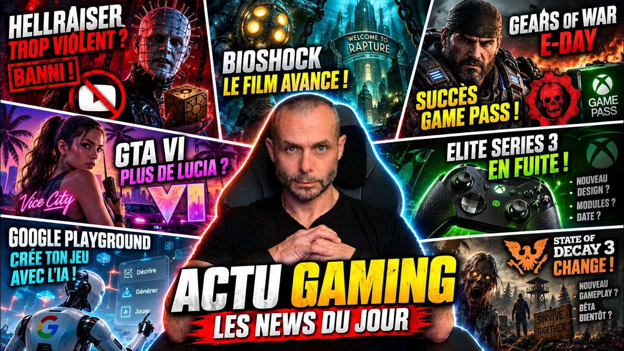 🔥ACTU GAMING DU JOUR (10 Octobre): GTA VI : les joueurs réclament PLUS DE LUCIA ! GEARS cartonne