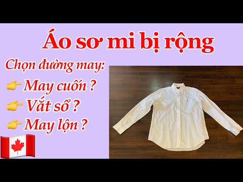 Video Cách bóp áo sơ mi bị rộng || How to slim dress shirts... - youtube