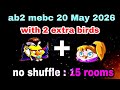 Angry birds 2 mebc 20 May 2026 with 2 extra birds chuck + stella #ab2 mebc today