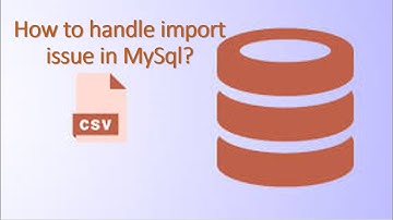 How to handle import issue in MySQL Workbench