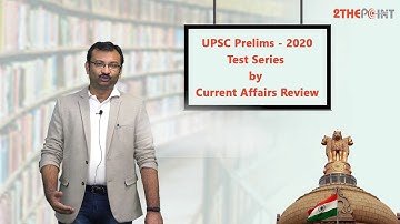 UPSC Test Series: Mission 2020 (Prelims) by Mr. Amit Bose | 2THEPOINT