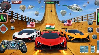 🔥 Mega Ramp Car Stunt Master 🚗💨 | Impossible GT Car Stunts 3D | GT Car Racing Android Gameplay screenshot 2