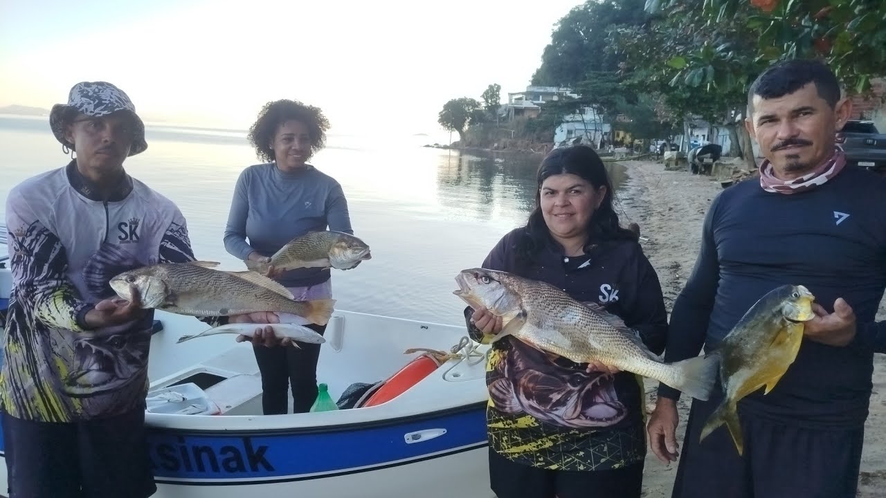 Pescaria baía de Guanabara quer pegar seu peixinho!!! vem com o Vitinho 