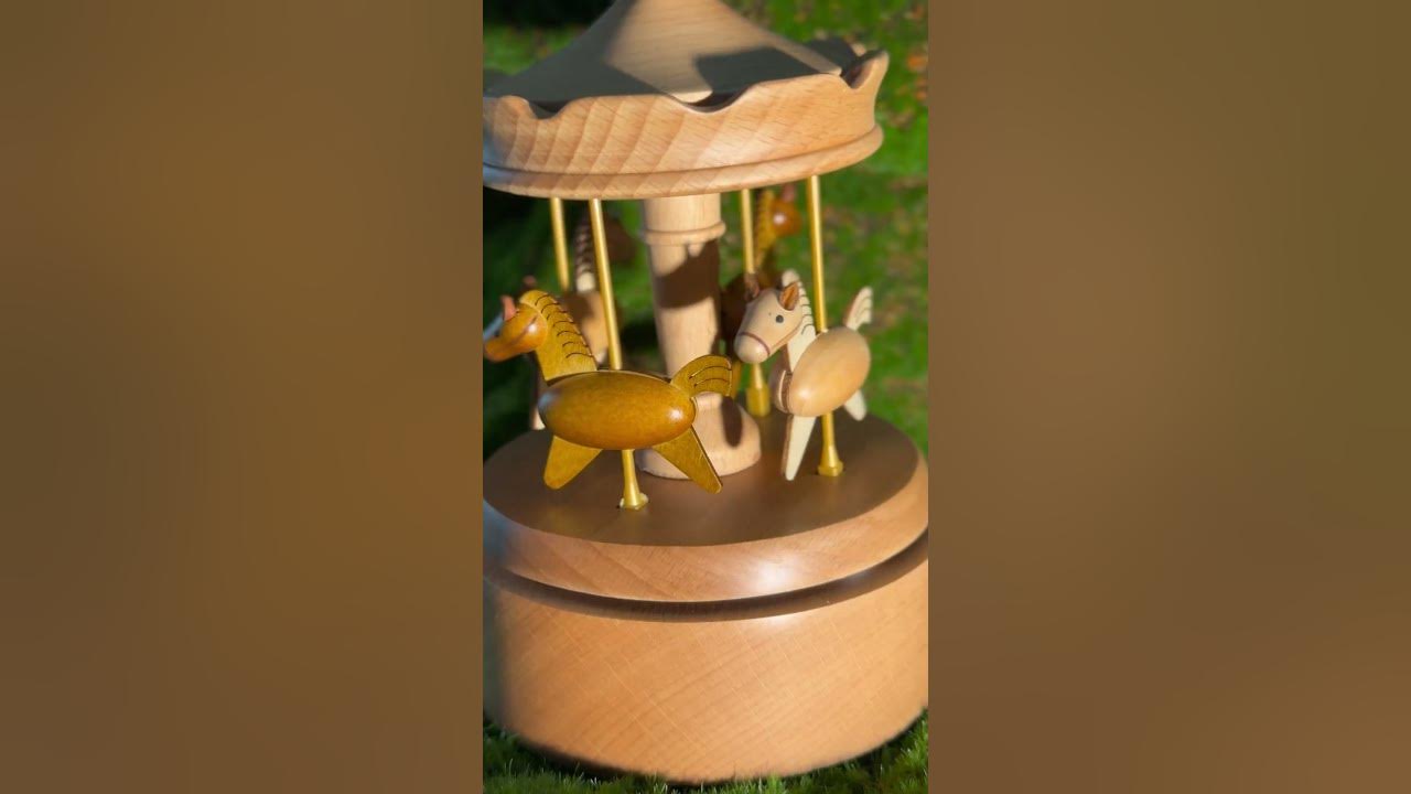 🎠Life’s a carousel—hop on & chase the magic! ✨ #uwoodler #musicbox