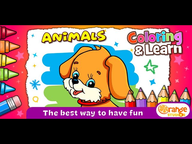 Animal Coloring Games on COKOGAMES