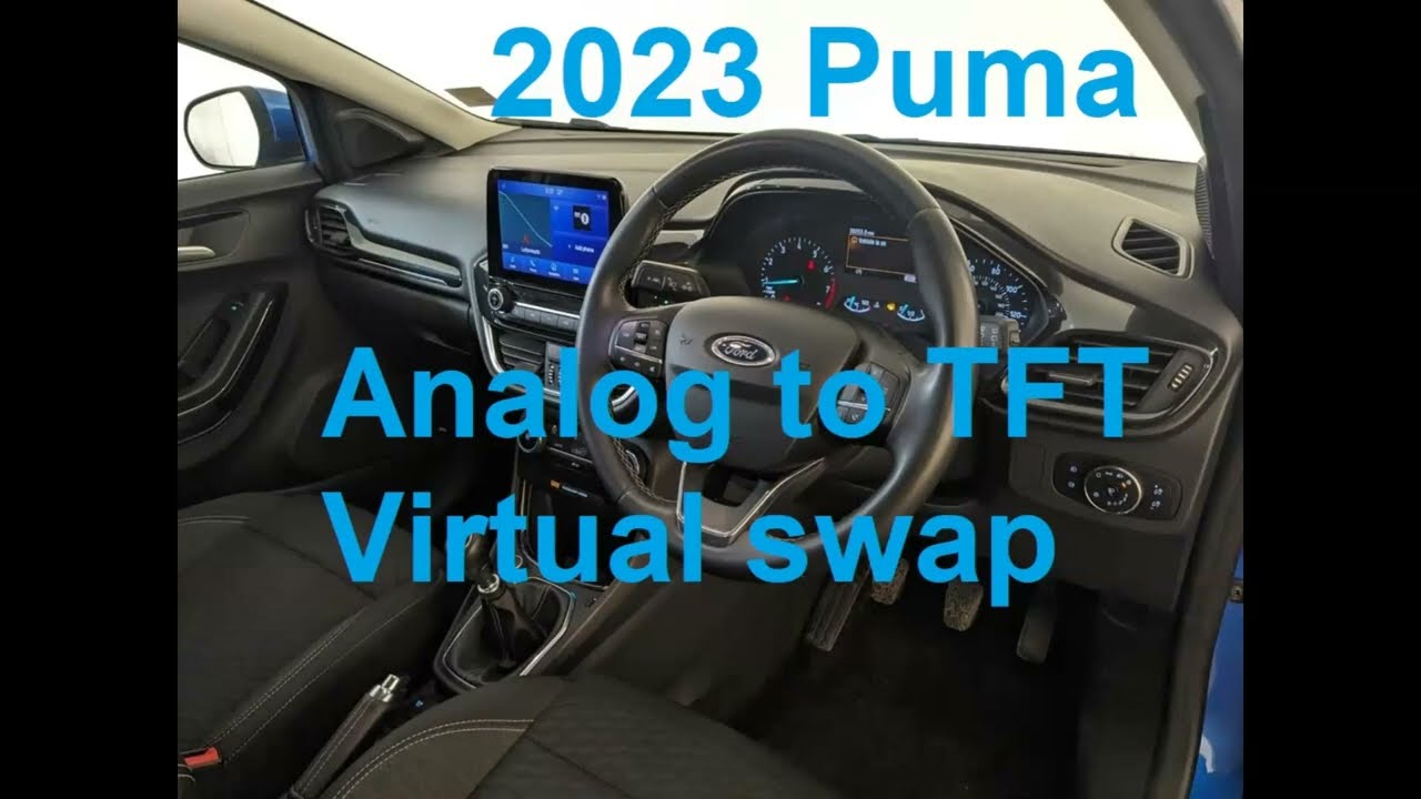 2023 Ford Puma & Fiesta Analog to Virtual Instrument Cluster Swap Conversion (Mileage Correction)