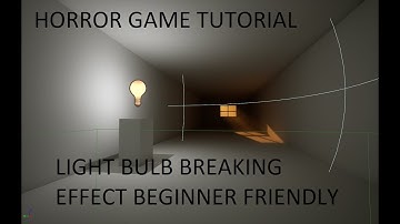 Horror Game Tutorial Unreal Engine 5 destroying lights  PT.1